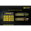 Nitecore Q6 Six Slot 2A Universal Li-ion/IMR Battery Charger for 18650 16340 RCR123A 14500 18350 and more Q6